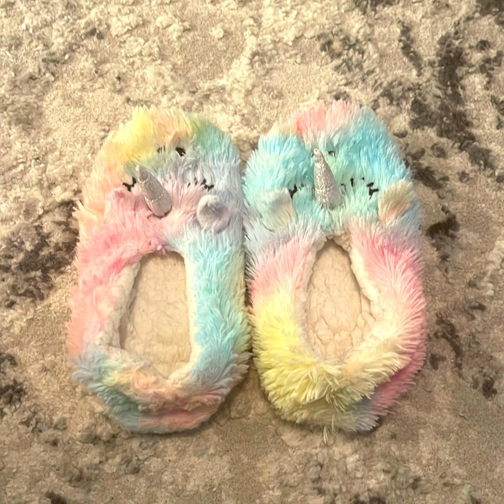 Girls Unicorn Slippers
